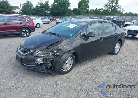 2013 Honda Civic Hf from USA, damaged, VIN 2HGFB2F65DH533122